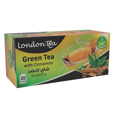 London Tea Green With Cinnamon 20 Bags