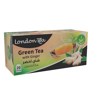 London Tea Green With Ginger 20 Bags