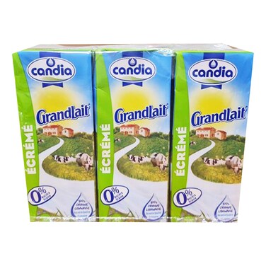 Candia Skimmed Milk 6X180ML