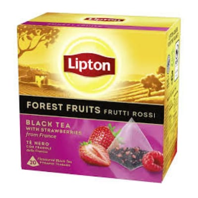 Lipton Black Tea Variety Pack - Peach Mango, Vanilla Caramel & Lemon Flavors (20 Count)
