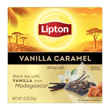 Lipton Black Vanilla Cream 20'S 34GR