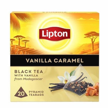 Lipton Black Vanilla Cream 20'S 34GR