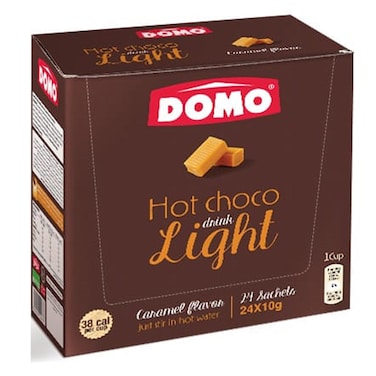Domo Hot Choco Light Caramel 24X10GR