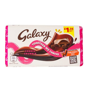 Galaxy Cookie Crmble&amp;Mlk Choco 114GR
