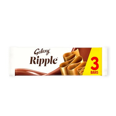Galaxy Ripple Chocolate Bar 30GRx3
