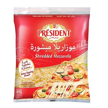 President Shredded Mozzarella 400GR