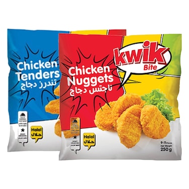 Kwik Chicken Nuggets 250GR + Tender 250GR Special Price