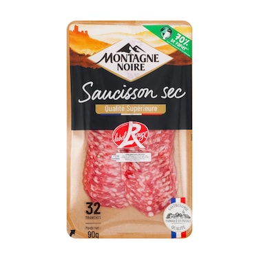 Saucisson Sec Label Rouge 32 Slices