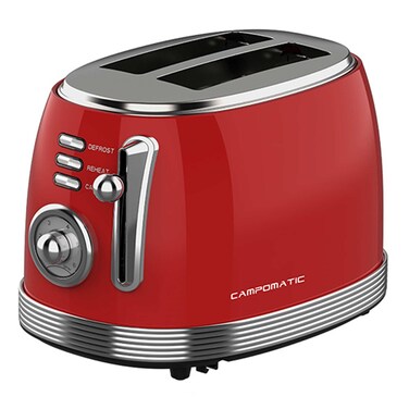Campomatic Toaster 2 Slices Black Steel