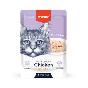 Wanpy Felits Chicken And Crab For Cat 85GR