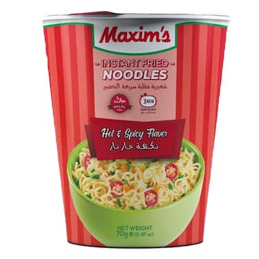 Maxim's Cup Noodles Hot And Spicy 60GR