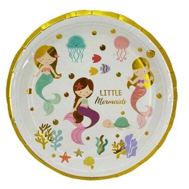 9-Inch Plate Mermaid