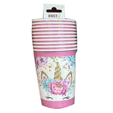 Paper Cups, Unicorns 10Pcs