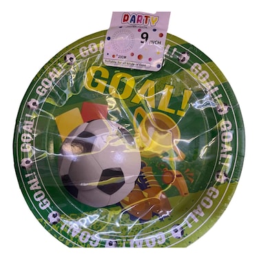 9-Inch Plates And Football Nets