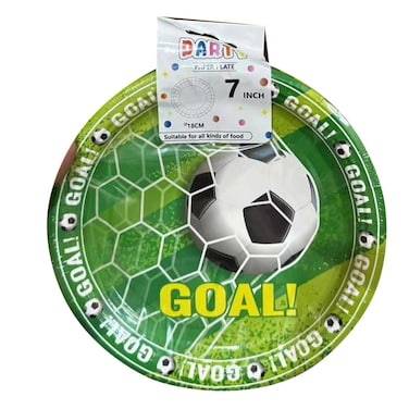7 Inch Plates And Football Nets