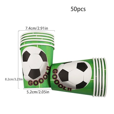 Paper Cups And Football Nets