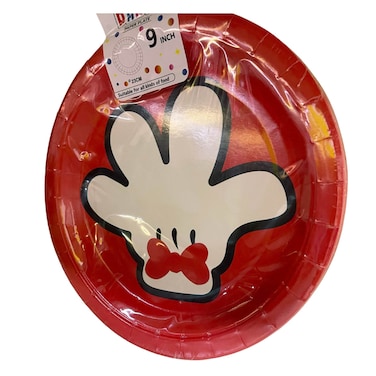 9 Inch Plates, 10Pcs Mickey