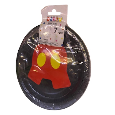 7 Inch Plates, 10Pcs Mickey