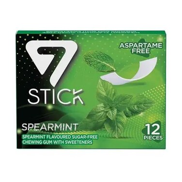 7 Sticks Sugar Free Gum Spearmint 33GR