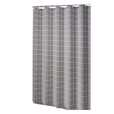 Bath Curtain 180X180CM Grey Square