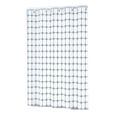Bath Curtain 180X180CM White square