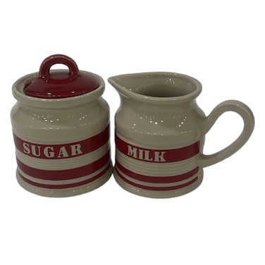 Sugar And Milk Jar Set