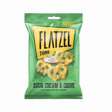 Flatzel Thins  Sour Cream And Chive 65GR