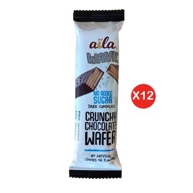 Aila Crunch Wafer Dark Chocolate 40GRx12