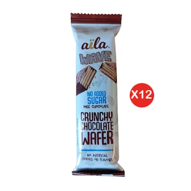 Aila Crunch Wafer Milk Chocolate 40GRx12