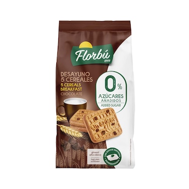 Florbu 5 Cereal Chocolate Sugar Free  340GR