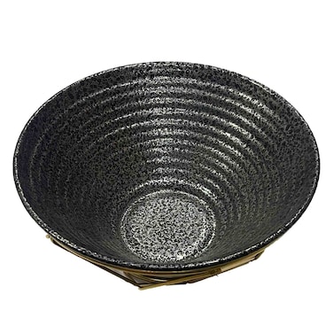 Black Bowl With Gold Stand