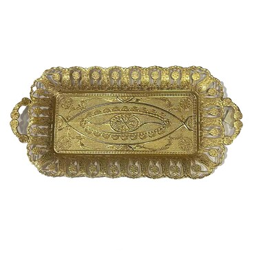 Gold Rectangular Plate
