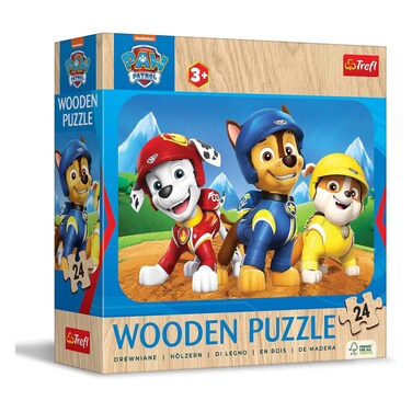 Paw Patrol Wooden Puzzle 24 Pieces