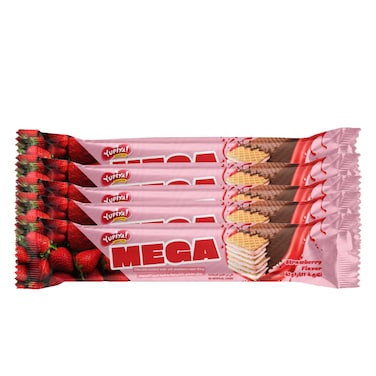 Mastro Yupia Mega Strawberry Wafer 12X55GR