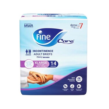 Fine Adult Brief Derm Pro X-Large Box 14 Diapers