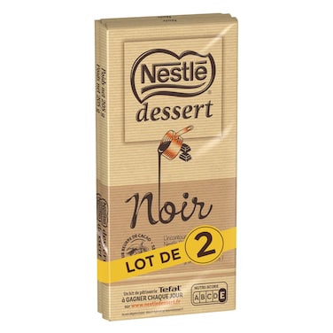 Nestle Dessert Dark Chocolate 2x250g