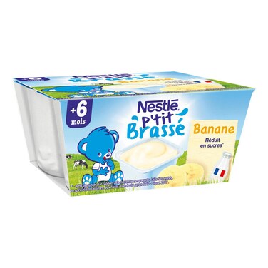 Nestle Petit Brasse Banana 4x100g