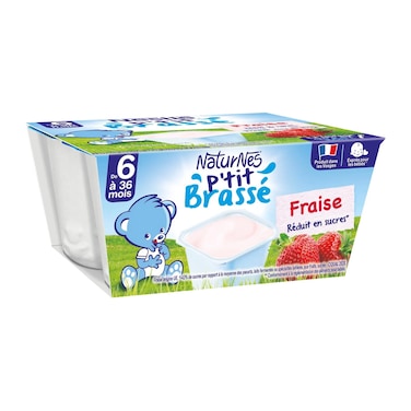 Nestle Petit Brasse Strawberry 4x100g