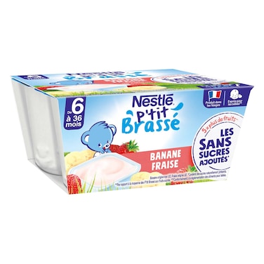 Nestle Petit Brasse French Banana 4x100g