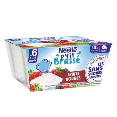Nestle Petit Brasse Red Fruits 4x100g