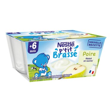 Nestle Petit Brasse Pear 4x100g