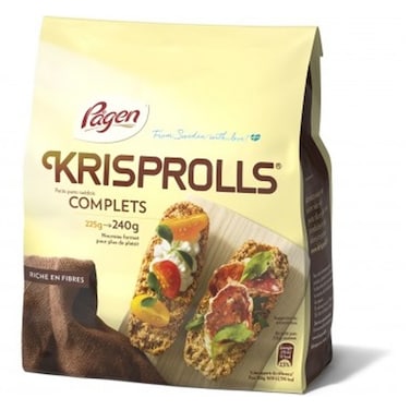 Pagen Krisprolls Whole Wheat 240g