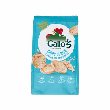 Riso Gallo Chips Brown Rice And Salt 40GR