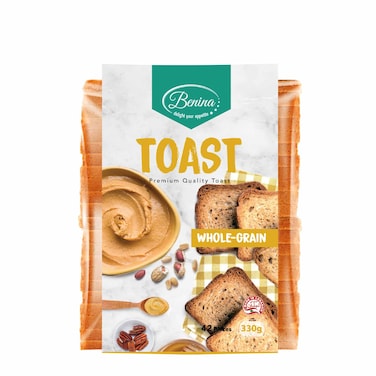 Benina Toast Whole Grain 330GR