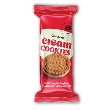 Gandour Cream Cookies Vanilla 38GR