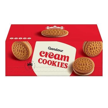 Gandour Cream Cookies Vanilla 12X38GR