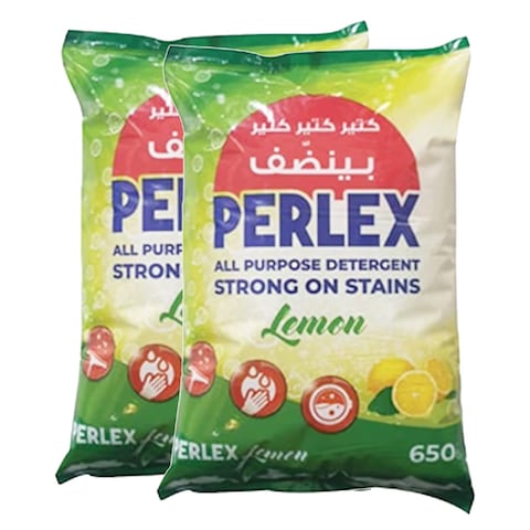 Perlex Multi Purpose Detergent Lemon 2X650GR