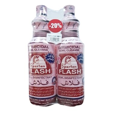 Flash Bowl Disinfectant Pink 2X1L 20% Off
