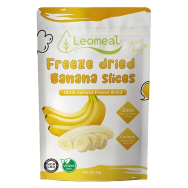 Leomeal Freeze Dried Banana Slices 20GR
