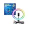 Crystal Rgb Led Ring Light Black